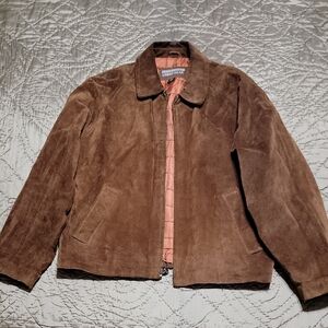 STRUCTURE Men's Brown Suede Jacket